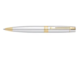 Balpen SHEAFFER 300 E9342 Bright chrome gold tone - 4