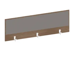 baliepaneel,v. bureau,aanbouw achter,B 1400mm,NT-cherry,BN8078-grijs