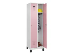 locker,HxBxD 1950x600x500mm,2vak,vak B 300mm,cil.-slot,voeten