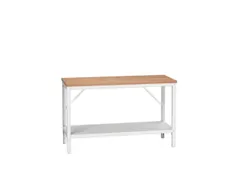 werkbank,HxBxD 780-930x1500x600mm,multiplexblad,4voeten