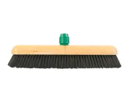 Zaalbezem Cleaninq gemengd haar met steelhouder 40cm