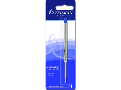 Balpenvulling Waterman fijn blauw blister à 1 stuk