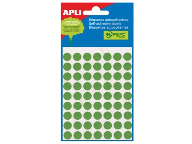 Apli Ronde Etiketten Ø13mm Groen