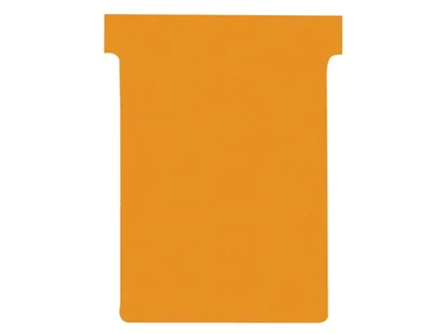 T-planbordkaarten index 3, ft 120 x 92 mm, oranje