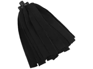 Vikan Microfibre draadmop microvezel stroken schroefdraad Zwart - 1