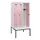 locker met bank,HxBxD 1950x900x815mm,3vak,vak B 300mm,draaigrendel