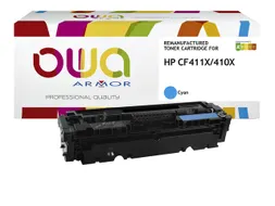 Tonercartridge OWA alternatief tbv HP CF411X blauw