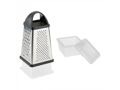 Westmark RVS rasp 4-zijdig 13cm met opvangbak