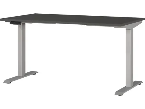 Elektrisch ihv bureau,HxBxD 720-1200x1400x800mm,blad grafiet