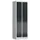 garderobekast 1800x590x500mm 2vak klink sokkel romp RAL7035 RAL7016