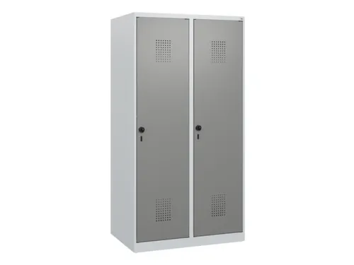 schoollocker,HxBxD 1530x800x500mm,2vak,vak B 400mm,draaigrendel