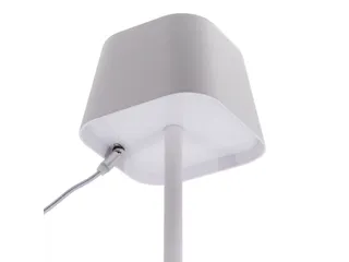 Securit Tafellamp Georgina LED Wit oplaadbaar USB dimbaar - 5
