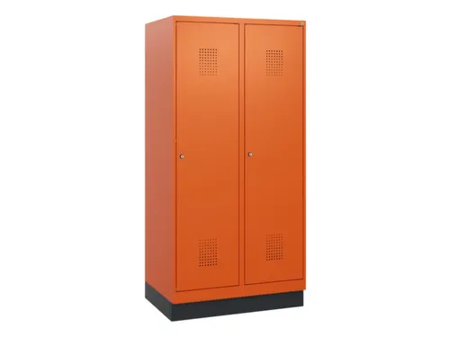 schoollocker,HxBxD 1630x800x500mm,2vak,vak B 400mm,cil.-slot,sokkel