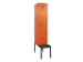 locker met bank,voor scheiding van kleding,HxBxD 2120x400x815mm,1vak