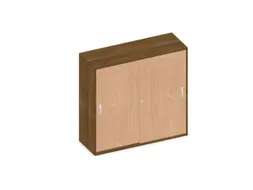 Schuifdeurkast 1150x1200x430mm Decor Romp Noten Decor Front Beuken