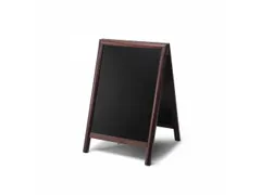 Panneau trottoir bois marron foncé 55x85cm