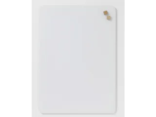 Glasmagneetbord Naga 50x70cm Pure White - 2