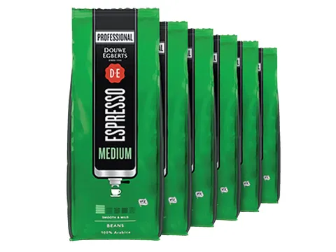 Koffie Douwe Egberts espresso bonen medium roast 1kg