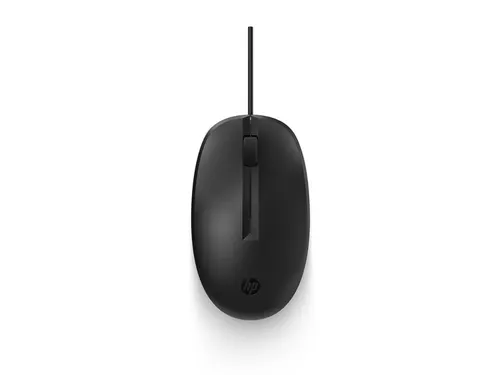 Muis HP 125 bedraad zwart