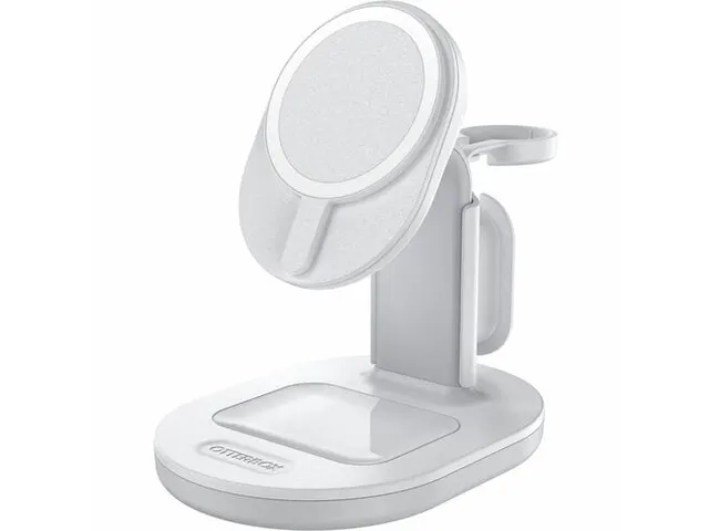 Oplaadstation 3-in-1 Inductielader Multi Device draadloos wit