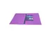 Elastomappen A4 glanskarton 3 kleppen monobloc Paars