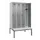 locker met bank,HxBxD 2120x1200x815mm,4vak,vak B 300mm,draaigrendel