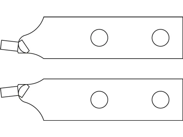 E-8000 A 41 EL Paar vervangingsdoppen,schuin,Ø 3,2mm