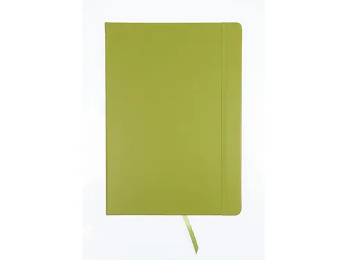 Schetsboek Kangaro A4 lime green PU HC 80 vel 140gr roomwit met elasti