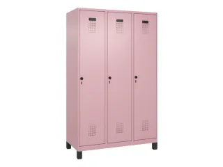 locker,HxBxD 1950x1200x500mm,3vak,vak B 400mm,draaigrendel,voeten - 3