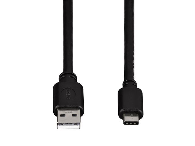 Kabel Hama USB C-A 2.0 1 meter zwart | HardwareKabel.be