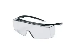 Uvex Super OTG 9169.585 overzetbril, heldere lens, zwart montuur