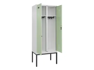 locker voor scheiding van kleding,HxBxD 2120x800x500mm,2vak - 1