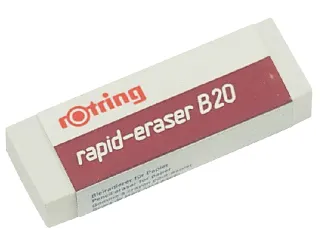 Gum Rotring Rapid Eraser B20 Wit - 1