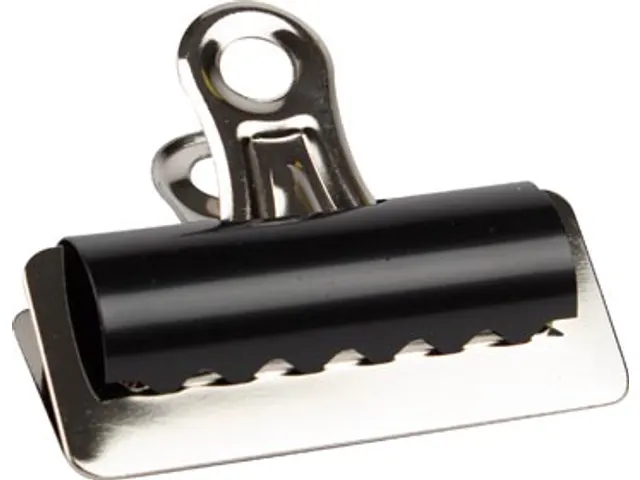 Papierklem Strong Grip Clip Zwart 70mm Doos 10 Stuks