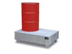 Opvangbak V. 2x 200l Vaten Opvangvol. 215l 360x 1200x 800mm Rooster