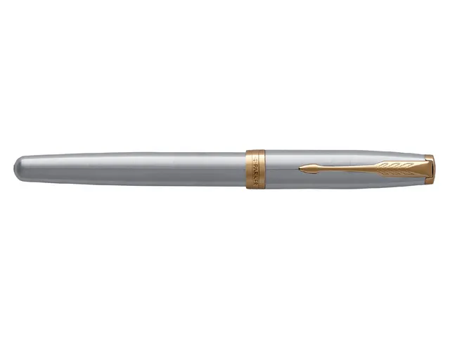 Vulpen Parker Sonnet Stainless steel GT medium