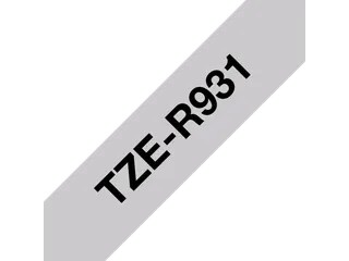 Brother TZe-R931 stoflint zwart op zilver - breedte 12 mm, lengte 4 me - 3