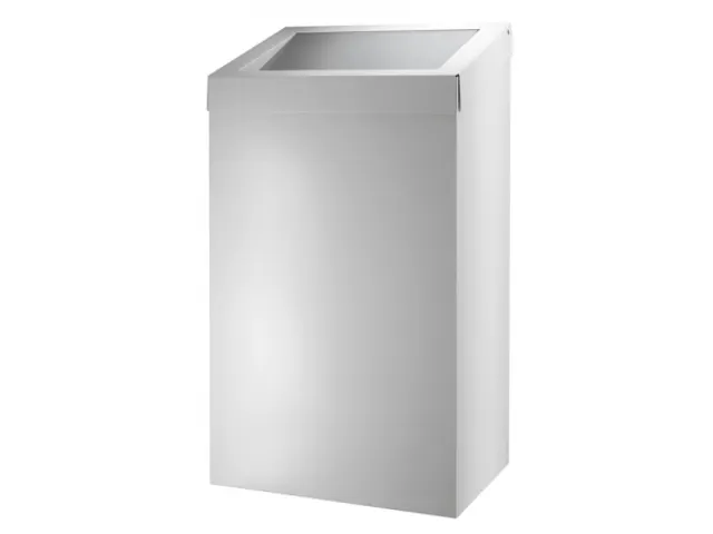 Afvalbak 50 Liter Gesloten Wit