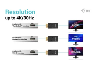 Passive DisplayPort to HDMI Adapter (max 4K/30Hz) - 2