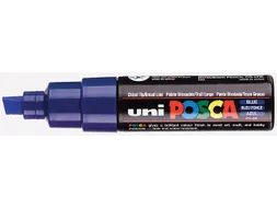 Verfstift Posca PC8K Brede punt 8mm schuin donkerblauw