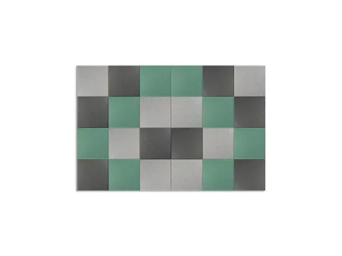 Akoestische PET-vilt wandtegels 30x30cm Petrol Groen 24 Stuks