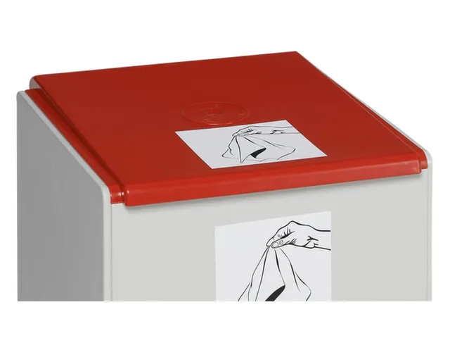 Deksel Voor Afvalverzamelaar 60L Rood