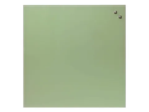 Glasmagneetbord Naga 45x45cm retro groen