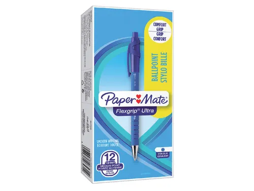 Balpen Paper Mate Flexgrip Ultra medium blauw