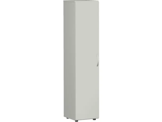 Draaideurkast Hxbxd 1810x400x420mm 4 Legborden/5 Oh Lichtgrijs