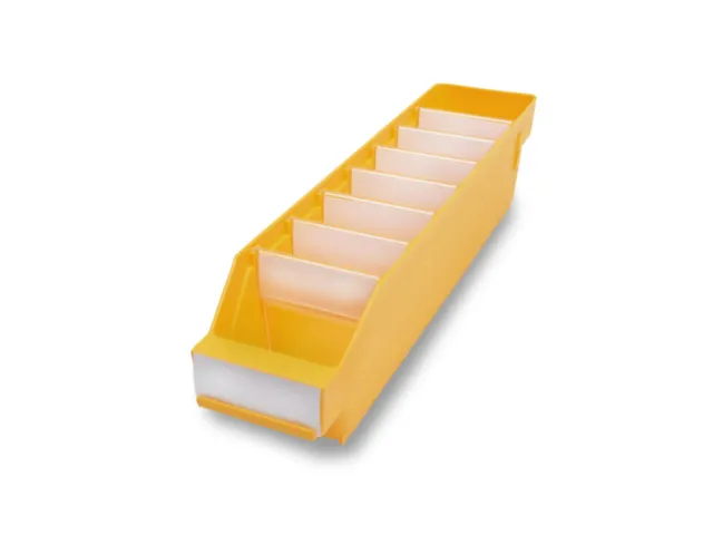 Stellingbakken Pp Hxbxd 95X90X400Mm Geel