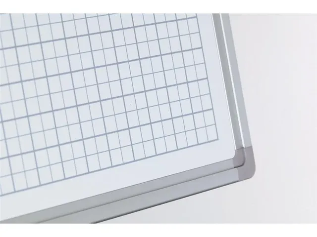 Smit Visual ruitbord 90x120cm softline profiel ruit 2x2cm