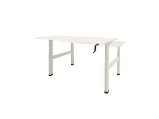 Dextro Slinger Duo zit/sta Bureau 120cm frame Wit blad Wit - 1
