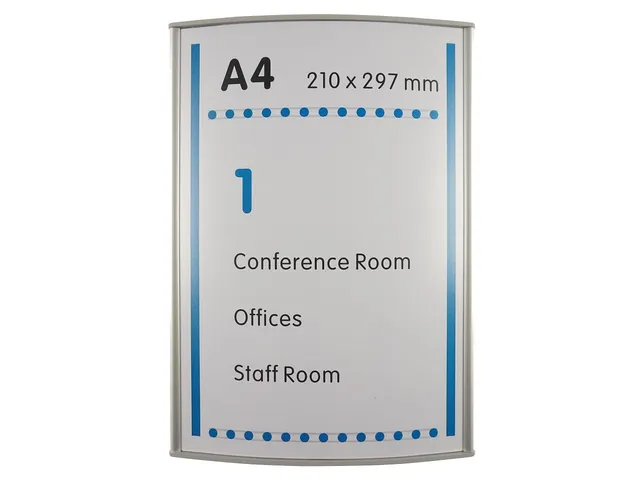 Menoor Deurbord Premium Gebogen A4