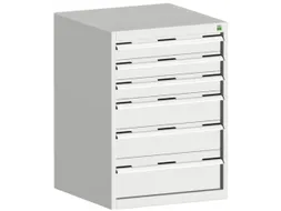 ladekast HxBxD 900x650x650mm 6laden romp RAL7035 front RAL7035